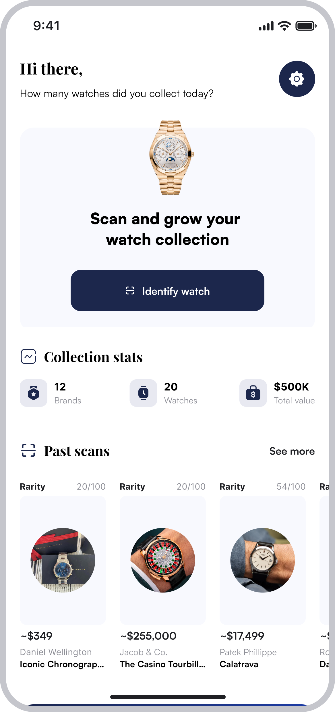 WatchIQ App Demo - AI Watch Identification